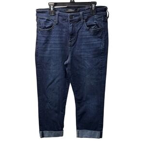 Liverpool Los Angeles Petite Cropped Jeans Dark Wash Size 10 30 The Crop